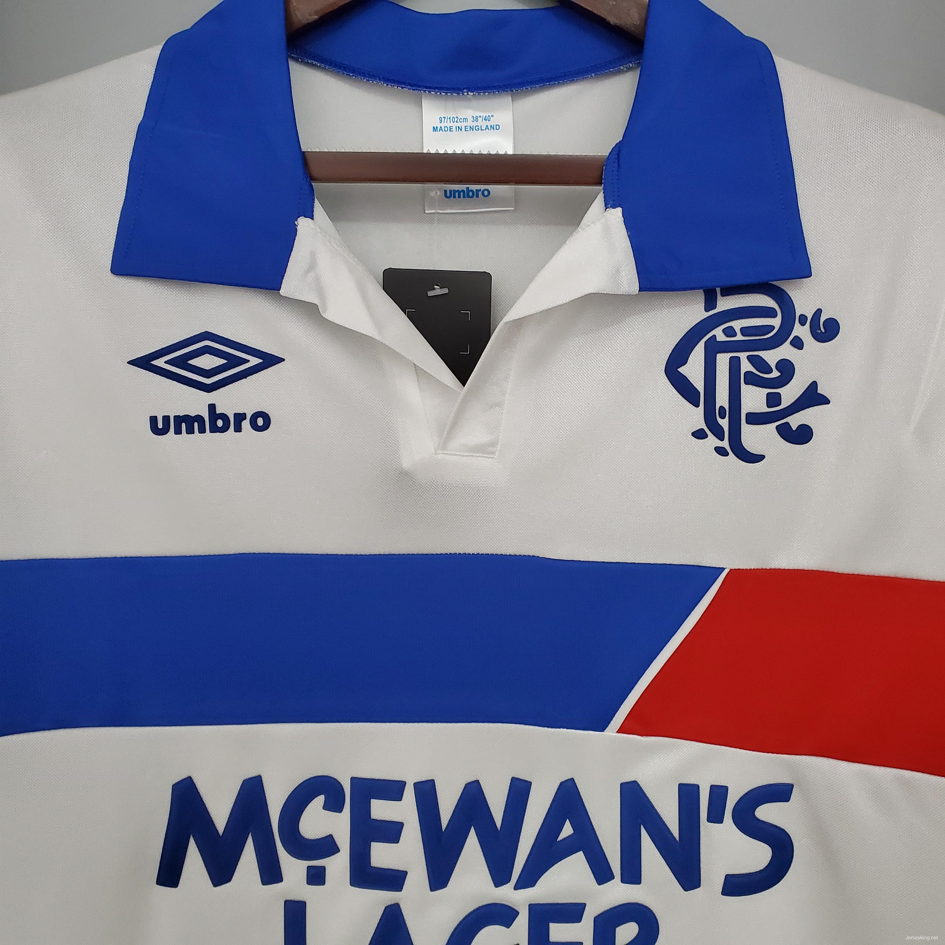 Retro Rangers 1994 away Soccer Jersey