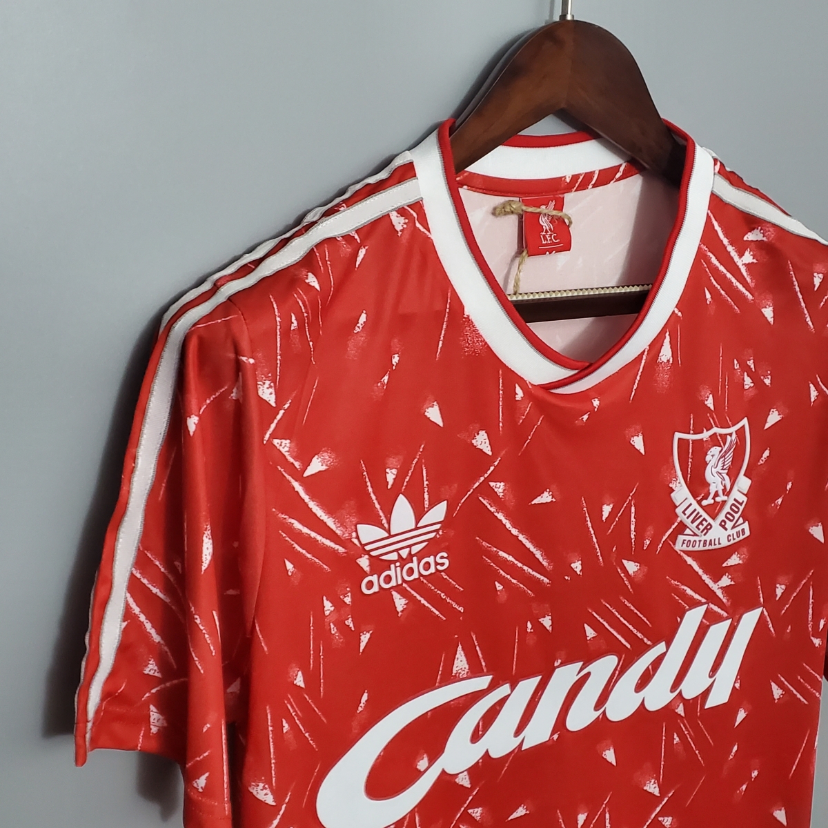 Retro 89/91 Liverpool home Soccer Jersey