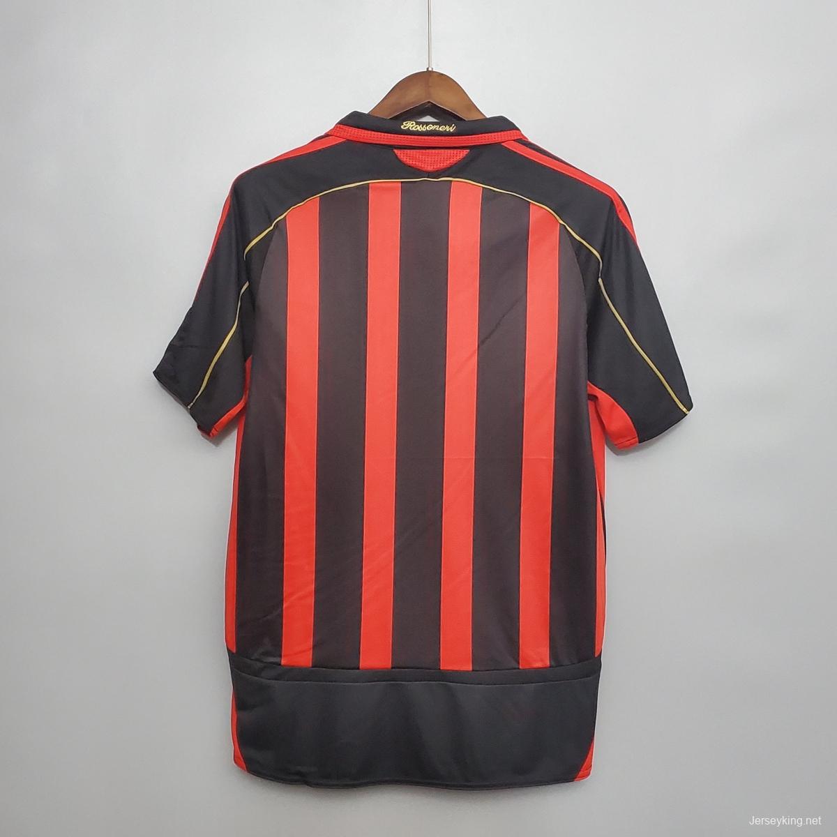 Retro 06/07 AC Milan home Soccer Jersey