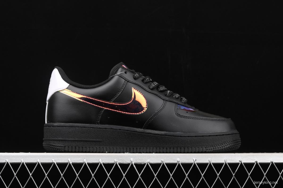 NIKE Air Force 11607 LV8 Good Game video game limits black dazzling laser Velcro low upper board shoes DC0710-101,