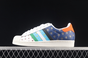 Adidas Originals Superstar FX7175 50th Anniversary Limited City Series Shell head Leisure Board shoes
