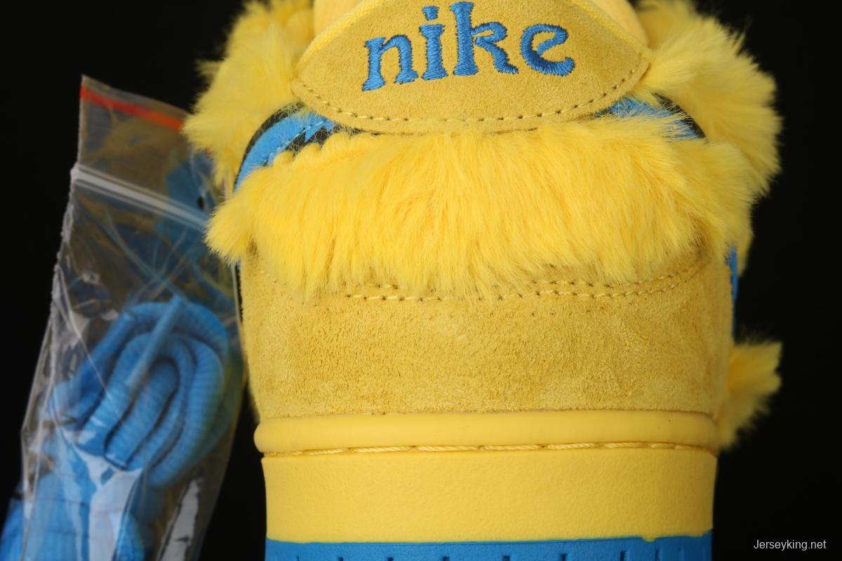 Grateful DeAdidas x NIKE SB DUNK Low Yellow Bear joint style yellow and blue bear sports skateboard shoes CJ5378-700