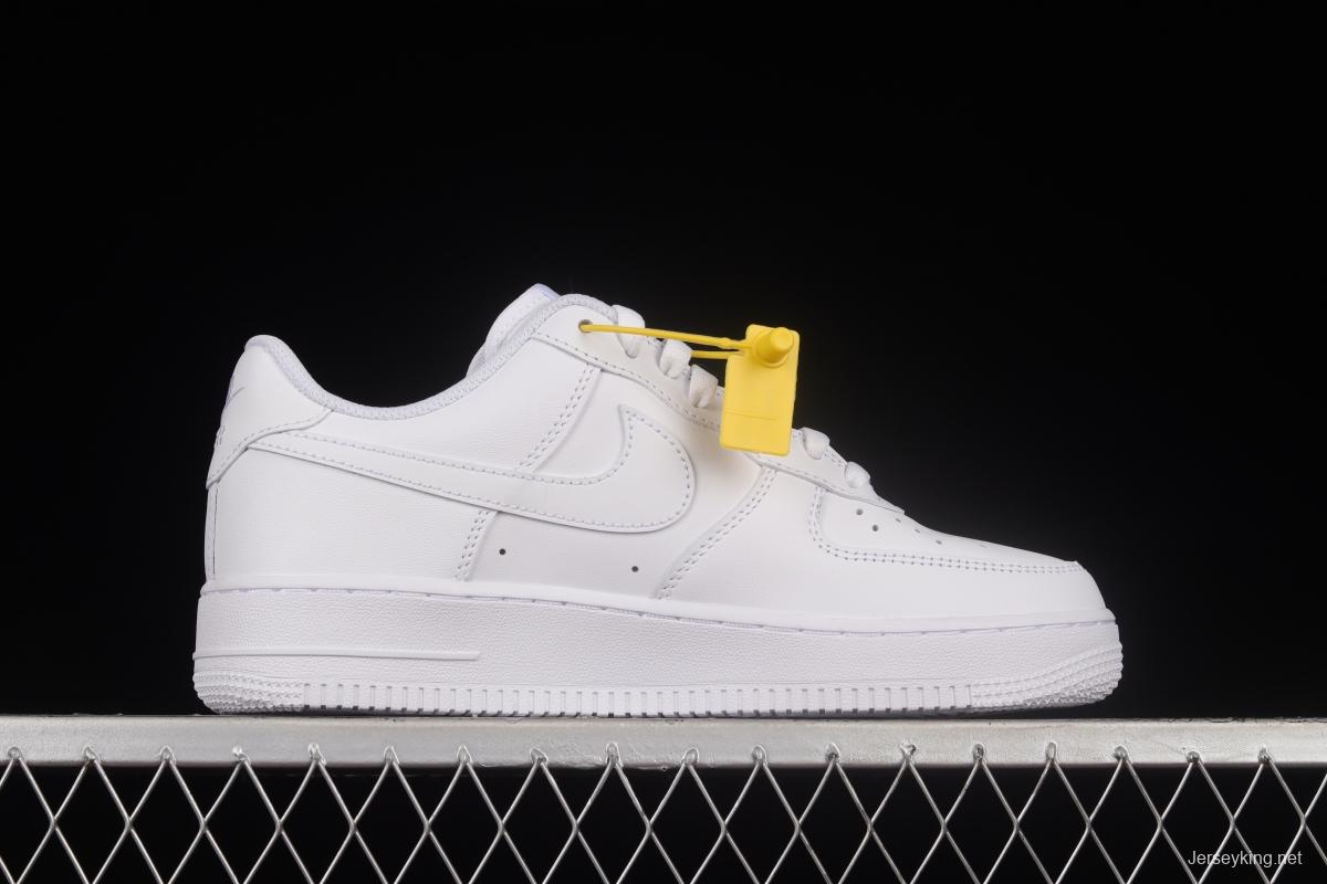 NIKE Air Force 1 '07 Low Classic All White Low Top Casual Sneakers CW2288-111