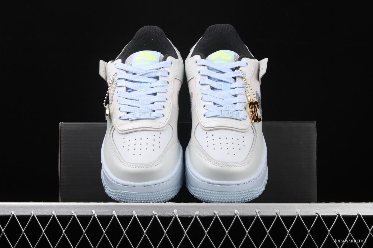 NIKE Air Force 1 ShAdidasow light weight heightened low-top 100-board shoes CV3027-001