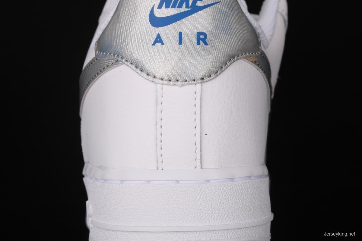 NIKE Air Force 1 Low GS white and blue dazzling haze laser low-top casual board shoes 314219-131