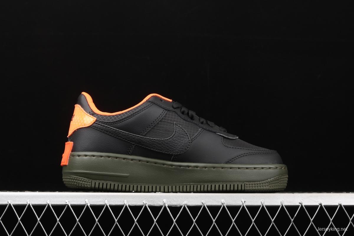 NIKE Air Force 1 ShAdidasow light weight heightened low-top 100-board shoes CQ3317-001