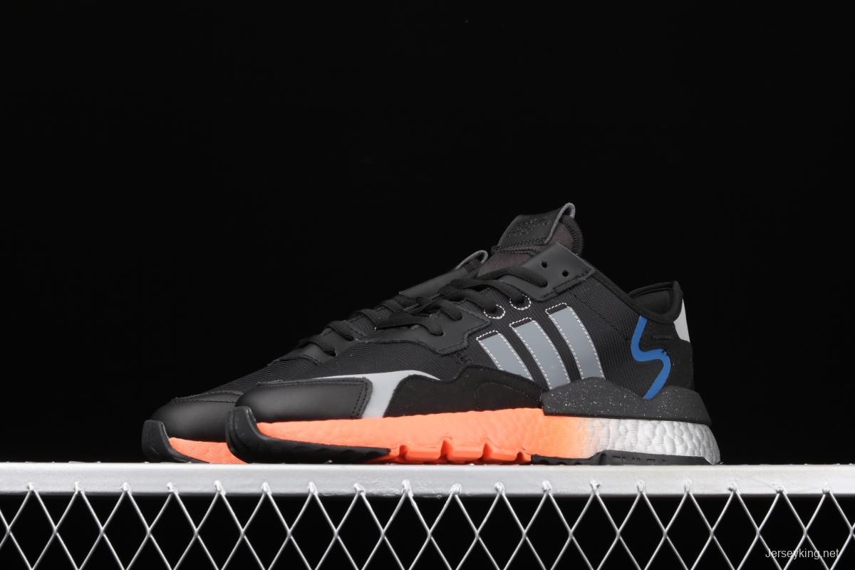 Adidas Nite Jogger Boost FY3686 3M reflective retro running shoes