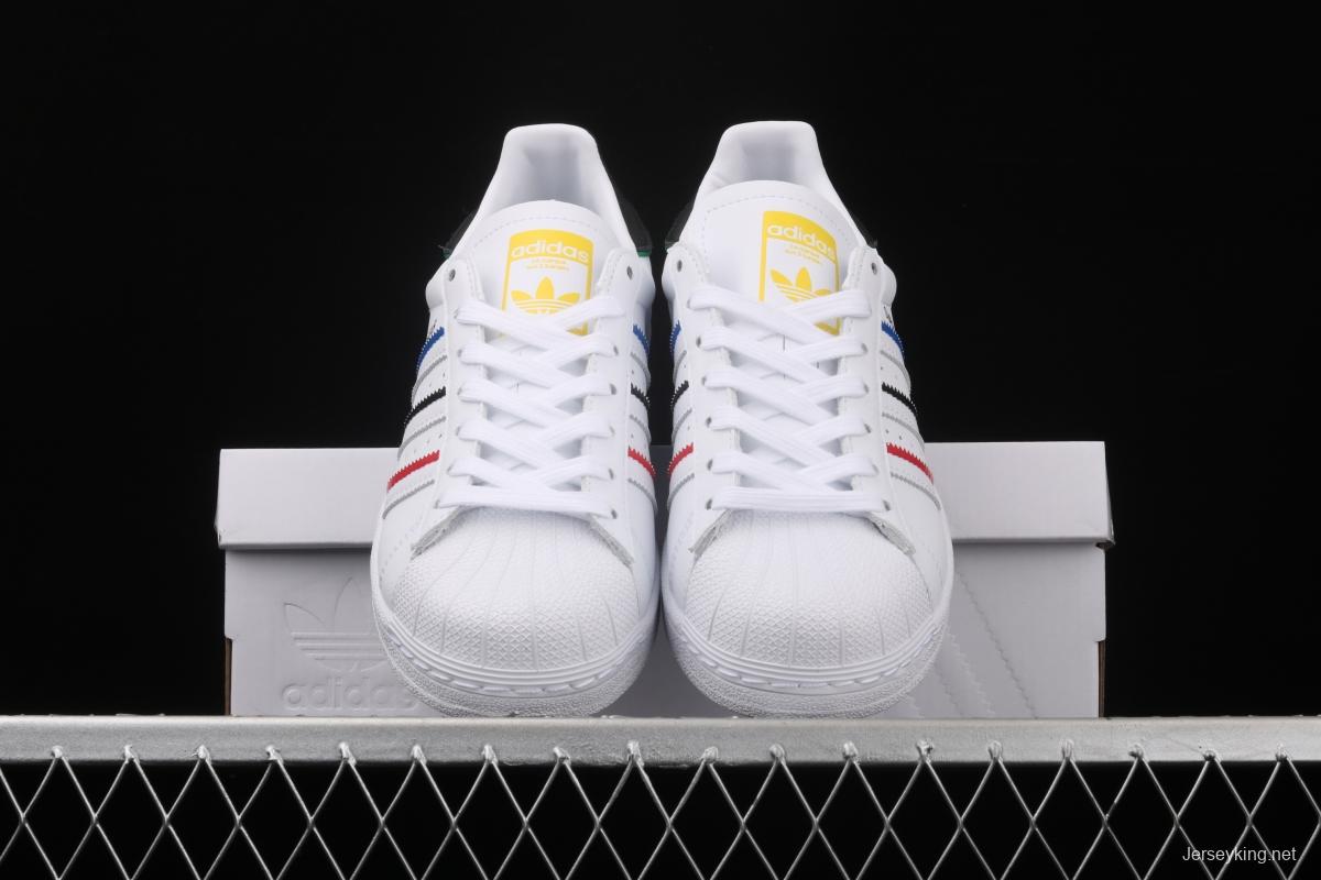 Adidas Superstar Star FY2325 shell head layer classic sports shoes