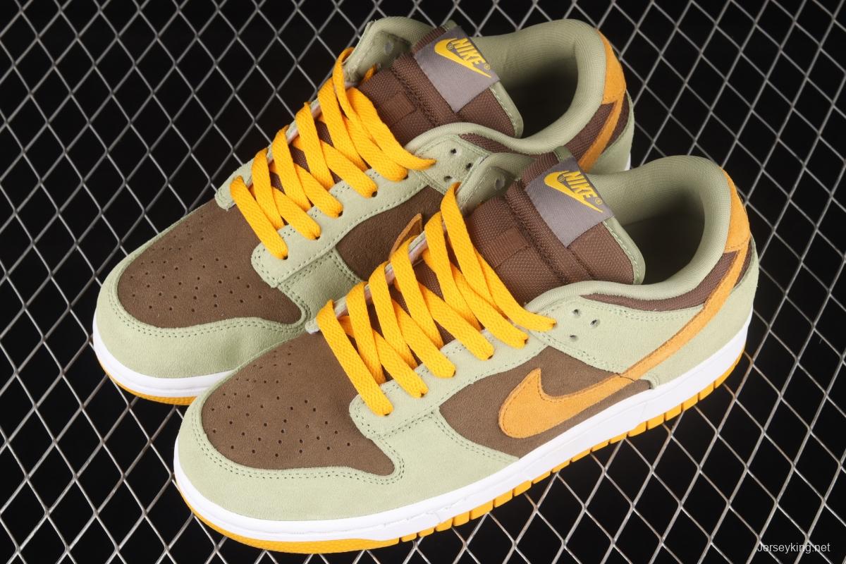 NIKE SB DUNK Low Prm green brown orange SB rebound fashion casual board shoes DH5360-300