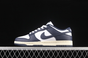 NIKE SB DUNK Low Navy Blue navy blue color SB buckle rebound fashion casual board shoes DD1503-115