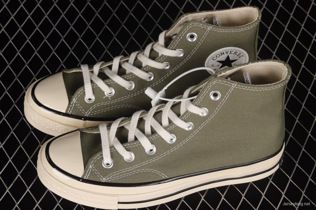 Converse 1970s Evergreen high-top vulcanized casual shoes 162052C