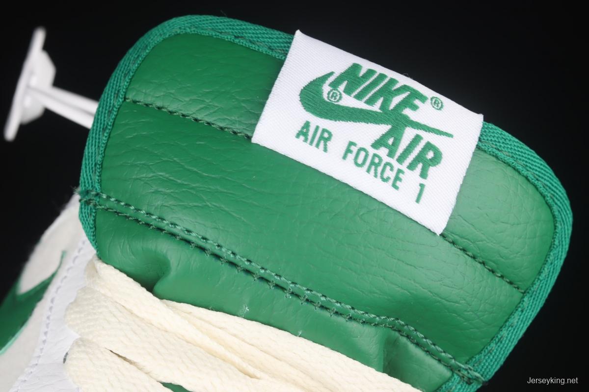 NIKE Air Force 1x07 sail white green low top casual board shoes DO5220-131,