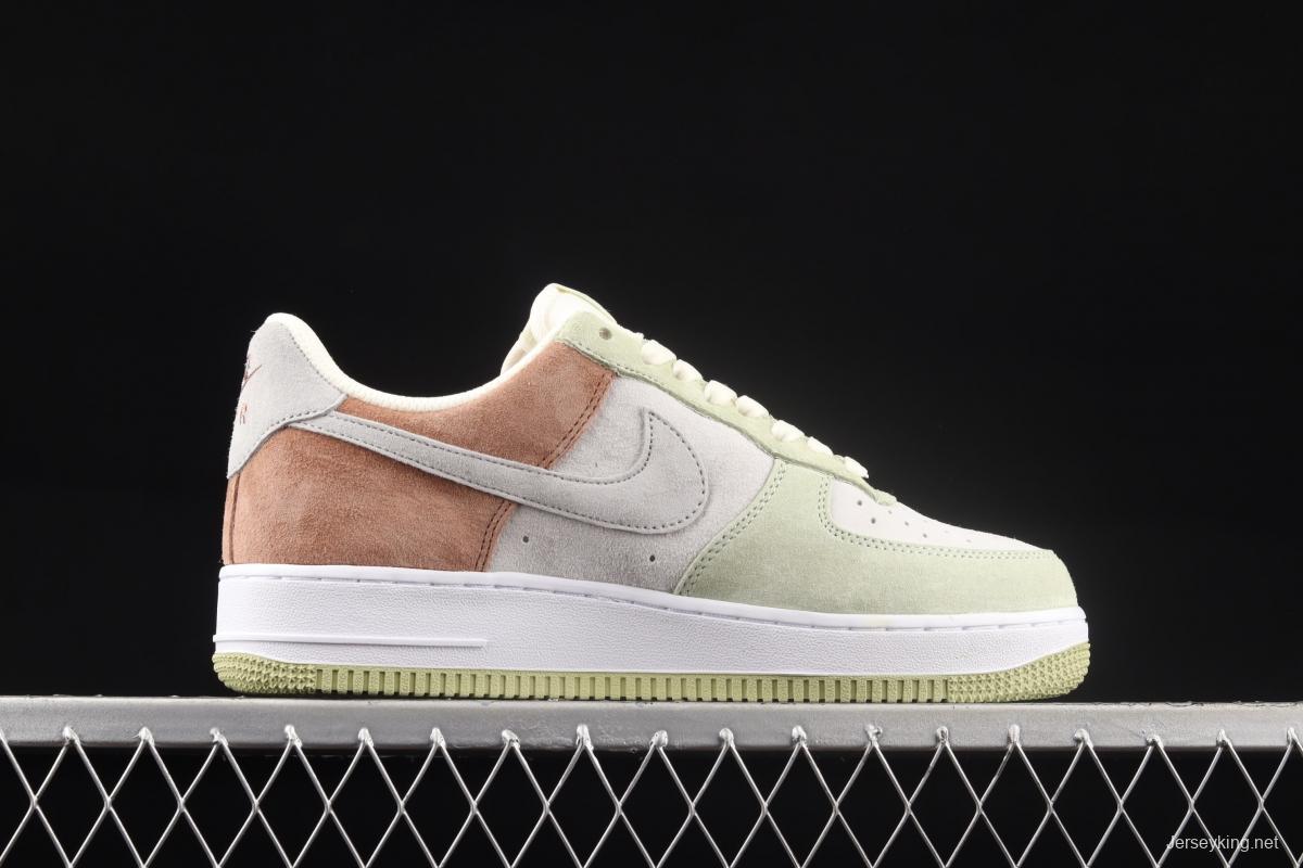 NIKE Air Force 11607 Low light green gray color matching low-top casual board shoes DL5819-618