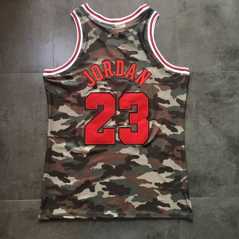 Men's Michael Jordan Camouflage Retro Classic Team Jersey