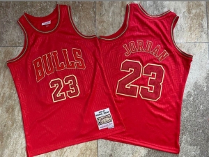 Men's Michael Jordan Red Retro Classic Team Jersey