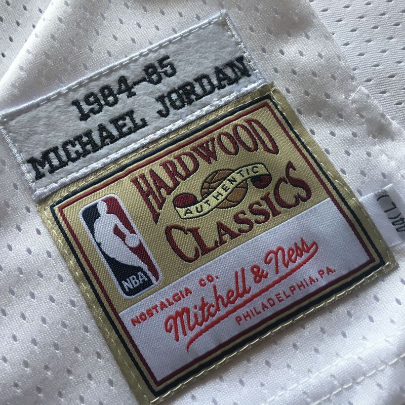 Men's Michael Jordan White Retro Classic Team Jersey