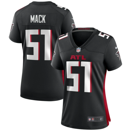 Women's Alex Mack Black Player Limited Team Jersey