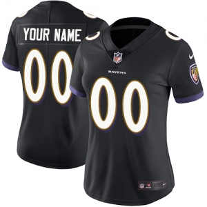 Women's Black Custom Game Team Jersey