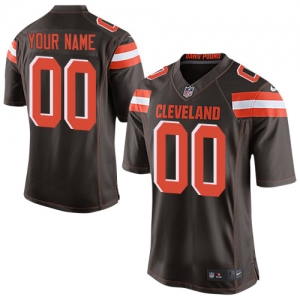 Men's Brown Custom Team Jersey - Elite