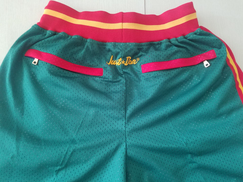 Seattle 1995-96 Throwback Classics Basketball Team Shorts