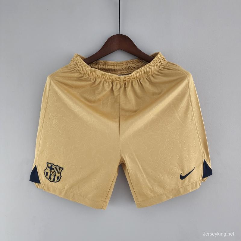 22/23 Barcelona Shorts Away Soccer Jersey