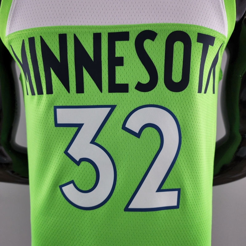 Minnesota Timberwolves TOWNS#32 Air Jordan NBA Jersey Blue