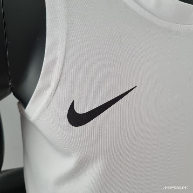 2022 Nike Pure White Vest Shirts #K000190