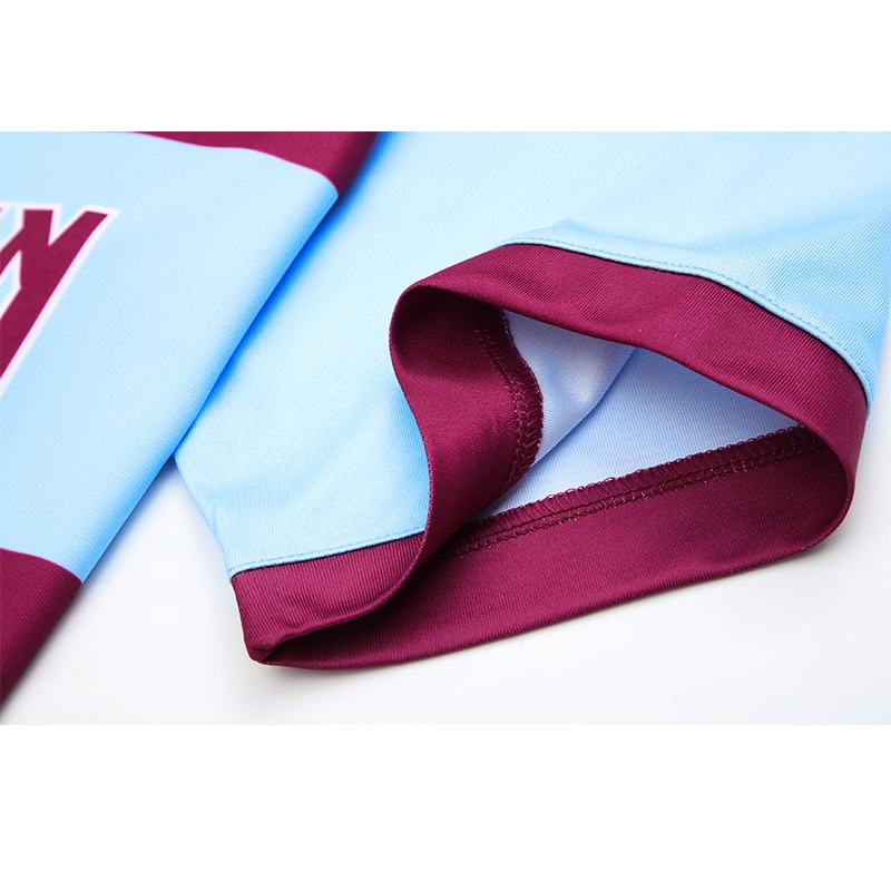 Retro 22/23 Iron Maiden X West Ham Wine/Blue Jersey With Number 11