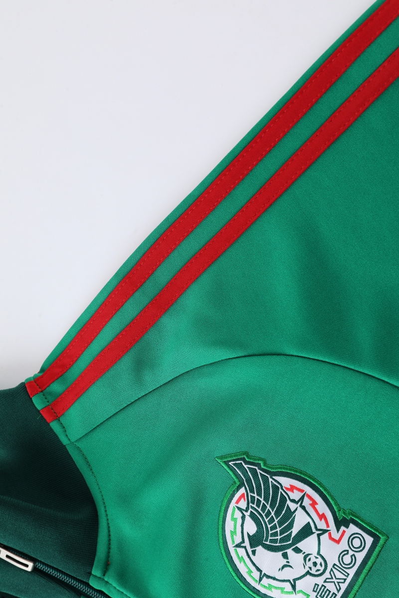 2022 Mexico Green Full Zipper Tracksuit