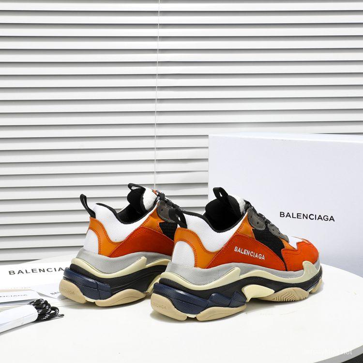 Men/Women Balenciaga Triple S Sneaker Orange Item 6380340