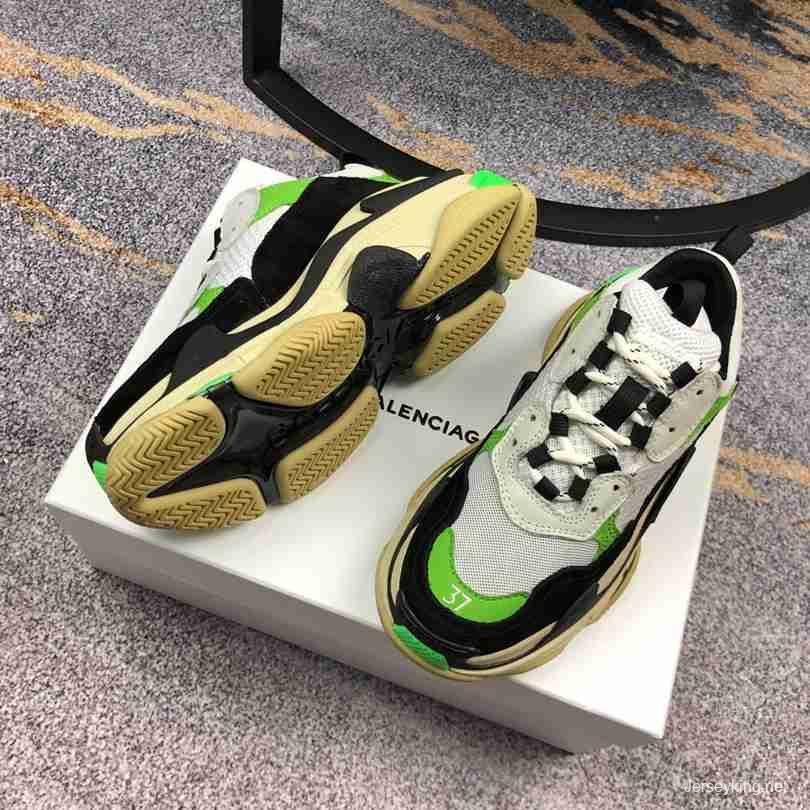 Men Balenciaga Triple-S Sneaker Green/Black