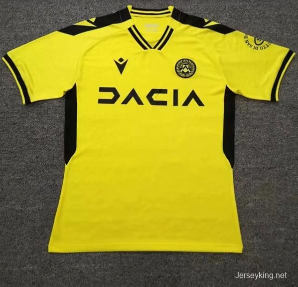 22/23 Udinese Away Yellow Jersey