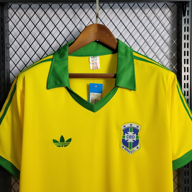 Retro 1997 Brazil Home Jersey