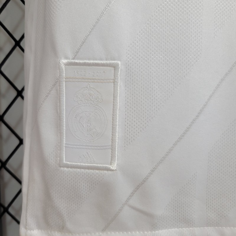 Retro Long Sleeve 17/18 Real Madrid Home Jersey