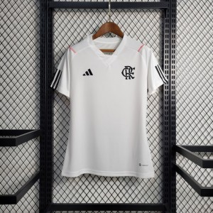 23-24 Women Flamengo White Training Jersey