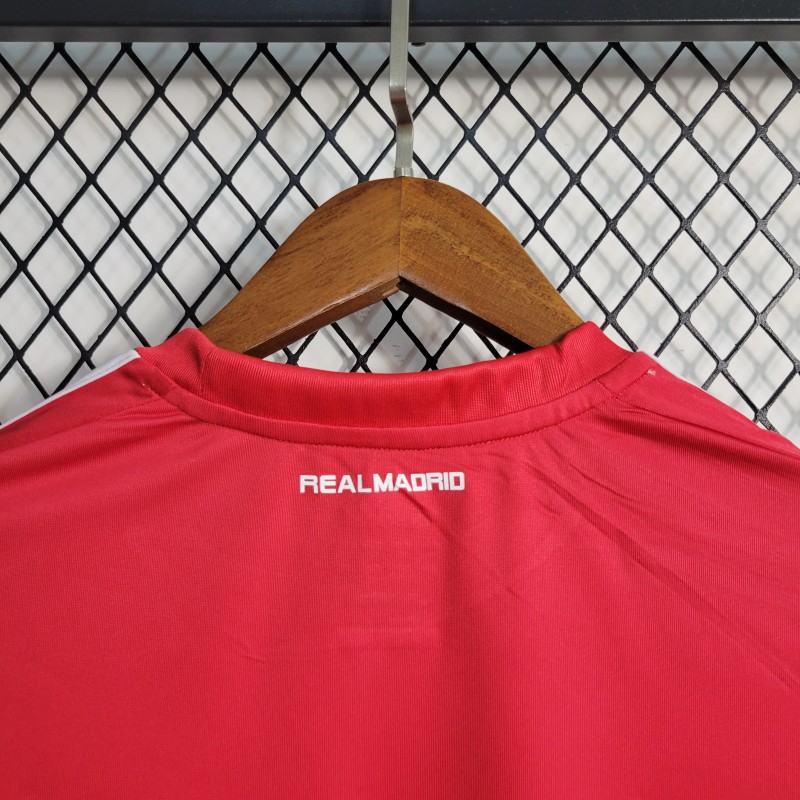 Retro11-12 Real Madrid Away Red Jersey
