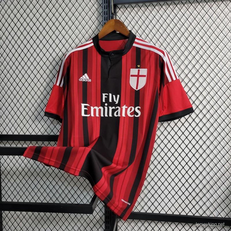 Retro 14/15 AC Milan Home Jersey