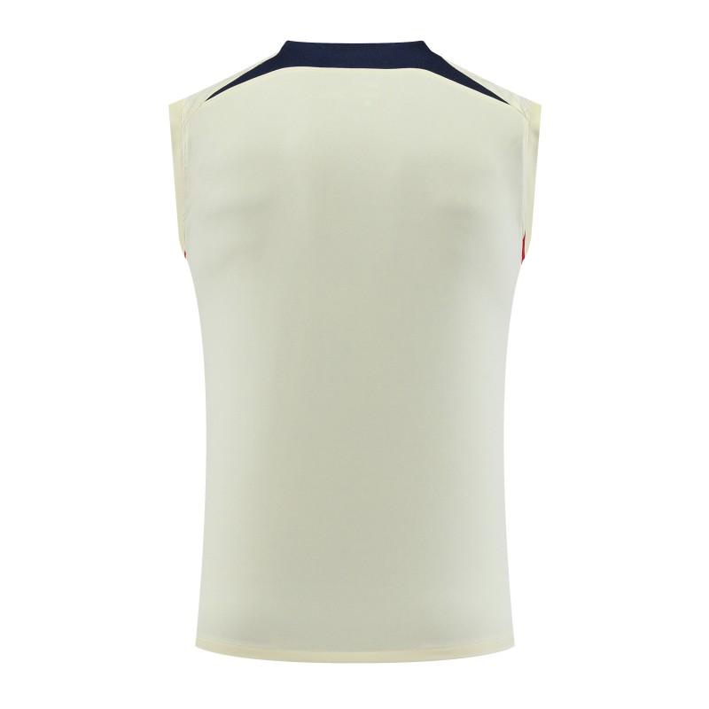 23-24 Liverpool Beige Vest Jersey+Shorts