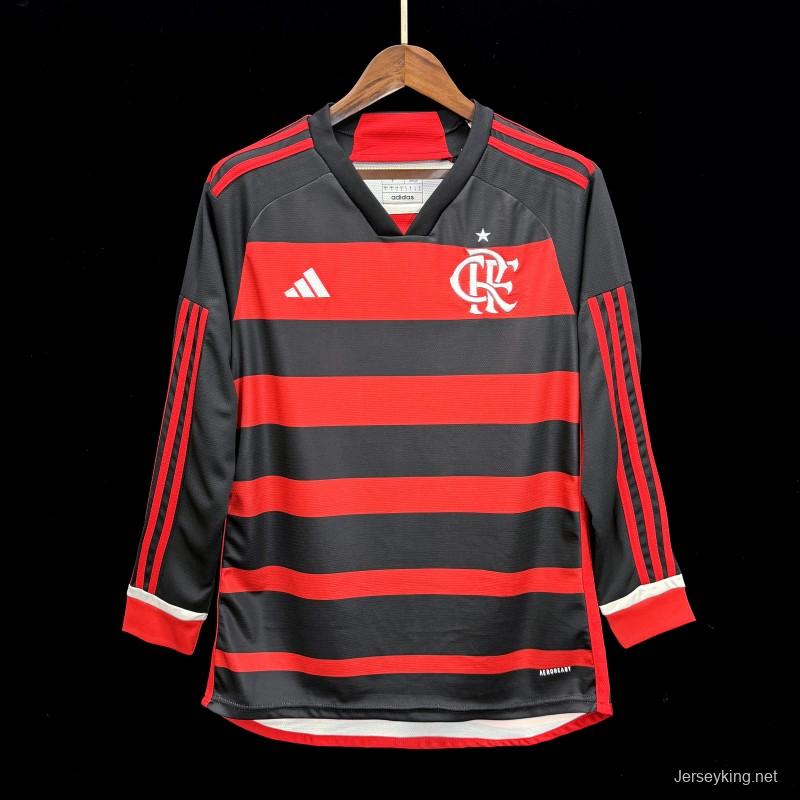 24/25 Flamengo Home Long Sleeve Jersey