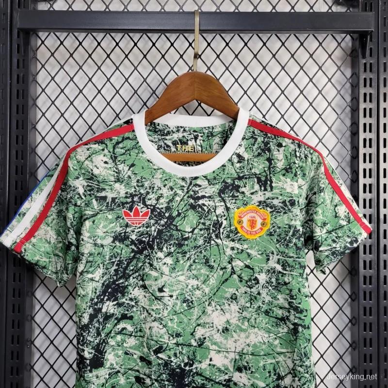 24/25 Kids Manchester United F.C X Stone Roses Icon Jersey