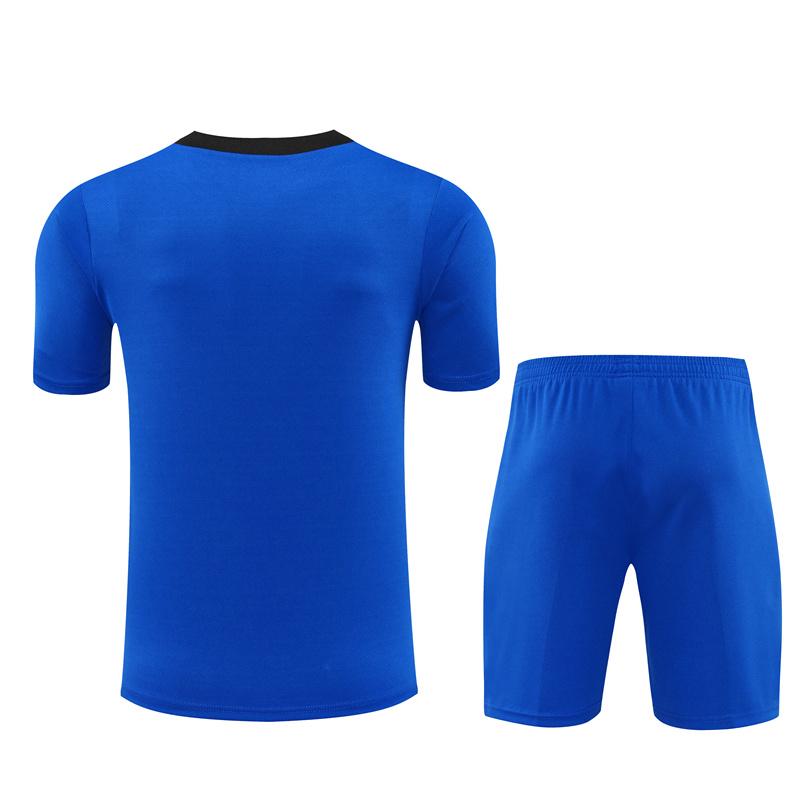 2024 South Korea Blue Short Sleeve Jersey+Shorts