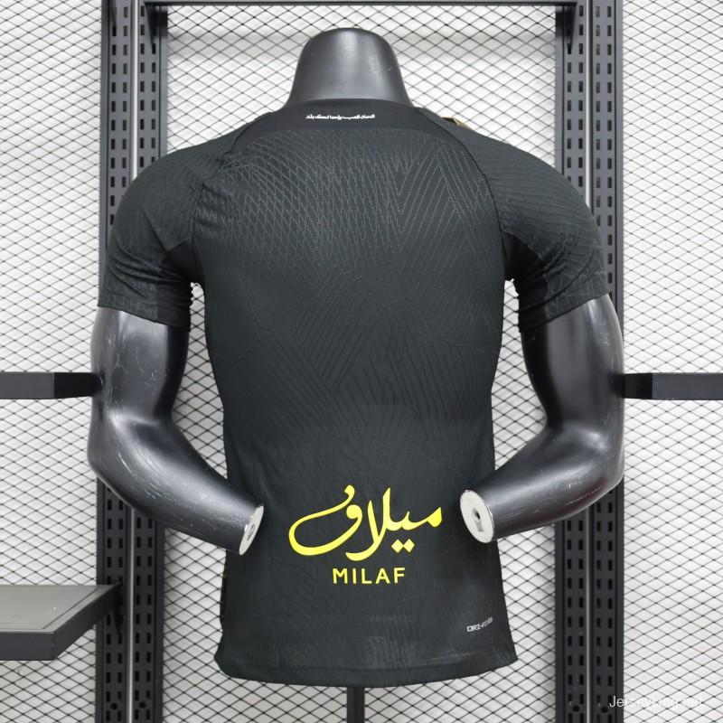 Player Version 24/25 Al-Ittihad Third Black Jersey