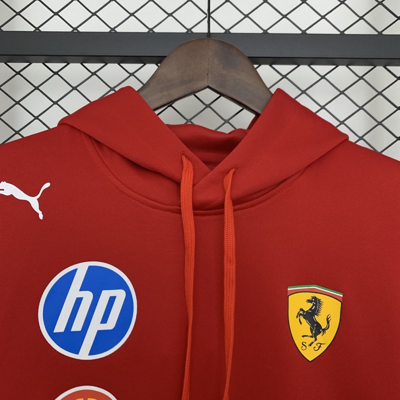 2025 F1 Formula Farrari Red Hoodie