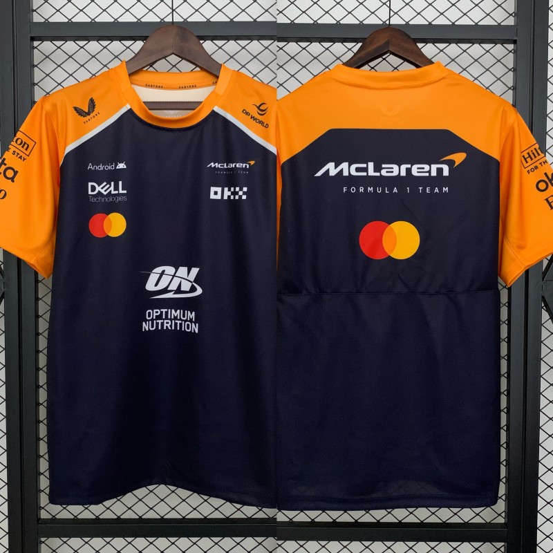 2025 F1 Formula Orange/Navy Mclaren Jersey