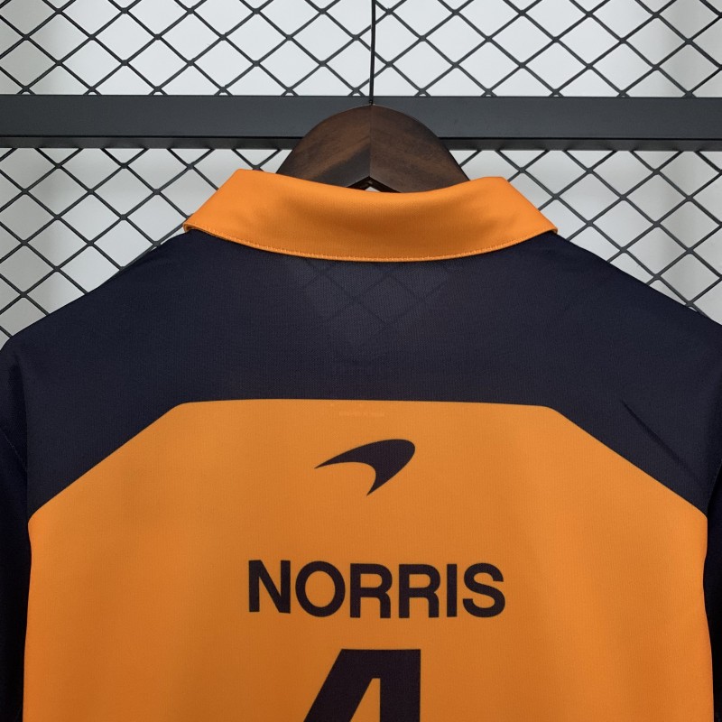 2025 F1 Formula Orange/Navy Mclaren Jersey