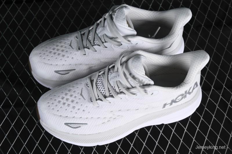 HOKA ONE ONE CLIFTON 9 Running Shoes with Lightweight Knit Mesh and Enhanced Cushioning - 1127895 NCWT