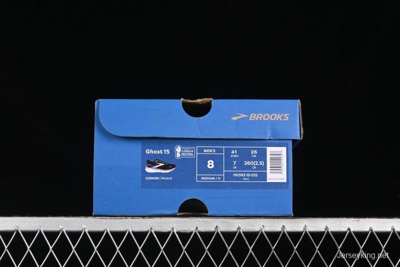 Brooks Ghost 15 Running Shoes with DNA LOFT V2 Cushioning and Breathable Air Mesh - 1103931D012