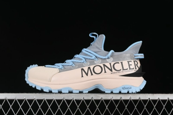 Moncler Trailgrip GTX Hiking Shoes with Cordura Nylon Gore-Tex Waterproof Vibram Outsole - M00240M3457