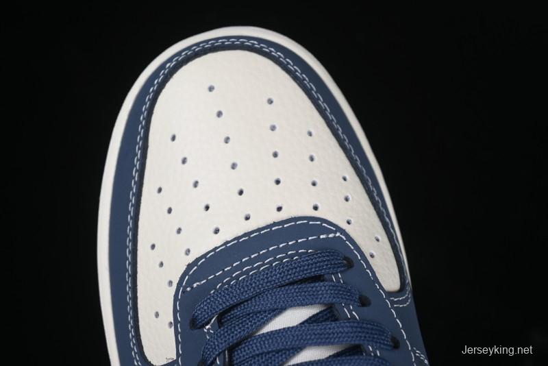 Nike Air Force 1 '07 Low Teddy Bear Collaboration Suede Blue Low-Top Casual Sneakers - KK1988-054