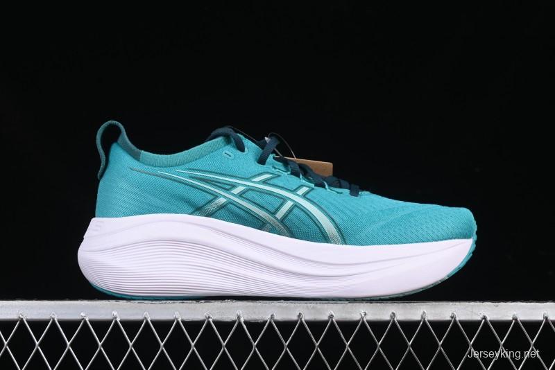 Asics Gel-Nimbus 27 Retro Breathable Casual Shoes Cushioned Men's Durable Running Shoes - 1011B958-301